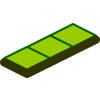 Ligne perpendiculaire of one cell